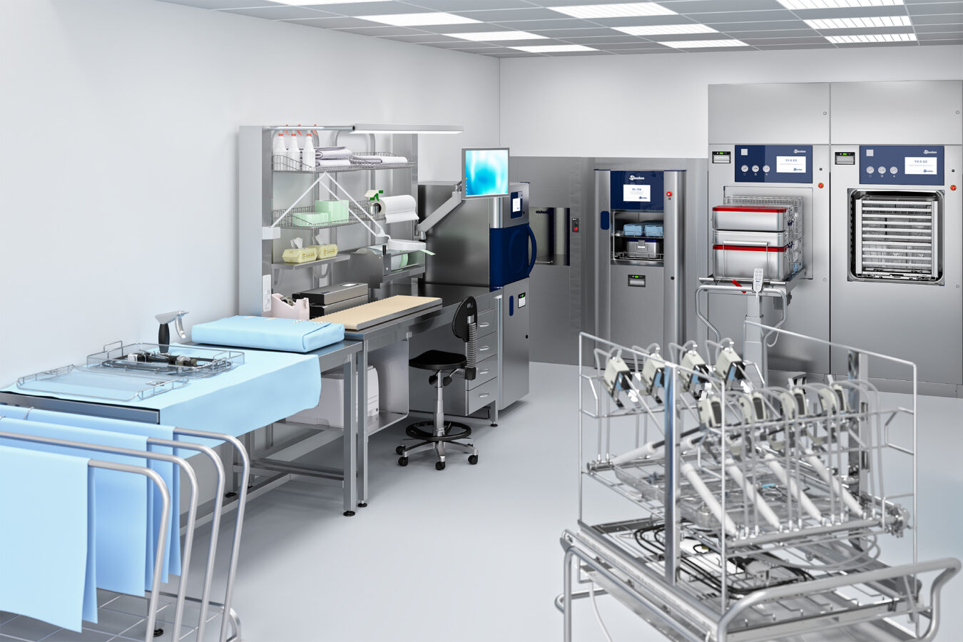 Sterile Processing Computer Robotic Instruments' Reprocessing - SteelcoBelimed
