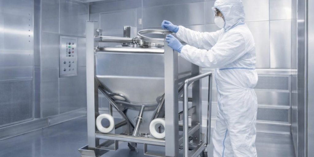 High potent API container cleaning - SteelcoBelimed